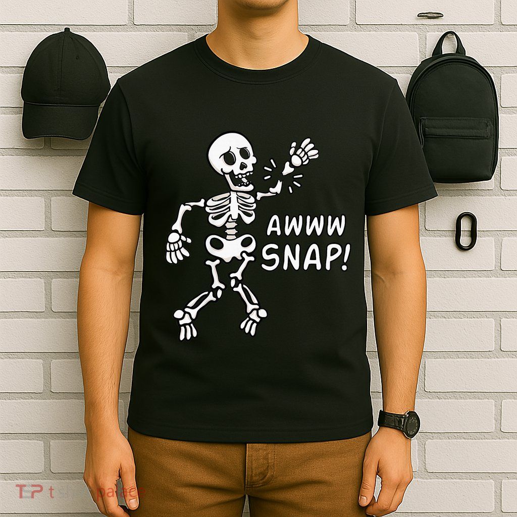 Skeleton Injury Wrist Surgery Recovery Aw Snap Broken Arm T-Shirt