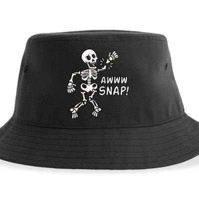 Skeleton Injury Wrist Surgery Recovery Aw Snap Broken Arm Sustainable Bucket Hat