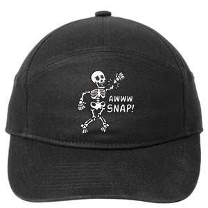 Skeleton Injury Wrist Surgery Recovery Aw Snap Broken Arm 7-Panel Snapback Hat