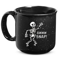 Skeleton Injury Wrist Surgery Recovery Aw Snap Broken Arm 15oz Campfire Ceramic Mug