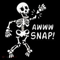 Skeleton Injury Wrist Surgery Recovery Aw Snap Broken Arm Flatbill Hat