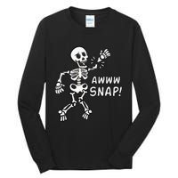 Skeleton Injury Wrist Surgery Recovery Aw Snap Broken Arm Tall Long Sleeve T-Shirt