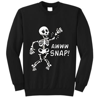 Skeleton Injury Wrist Surgery Recovery Aw Snap Broken Arm Tall Sweatshirt