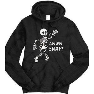 Skeleton Injury Wrist Surgery Recovery Aw Snap Broken Arm Tie Dye Hoodie