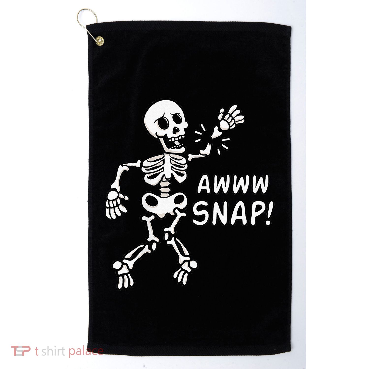 Skeleton Injury Wrist Surgery Recovery Aw Snap Broken Arm Golf Towel