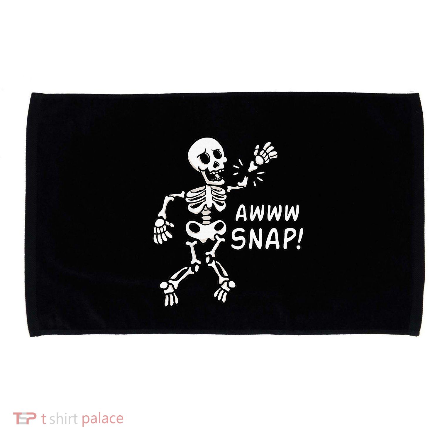 Skeleton Injury Wrist Surgery Recovery Aw Snap Broken Arm Microfiber Hand Towel
