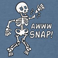 Skeleton Injury Wrist Surgery Recovery Aw Snap Broken Arm Garment-Dyed Sweatshirt