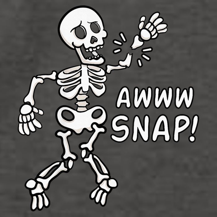 Skeleton Injury Wrist Surgery Recovery Aw Snap Broken Arm Vector Backpack