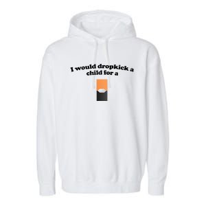 Shopillegal I Would Dropkick A Child For A Mango Juul Pod Garment-Dyed Fleece Hoodie