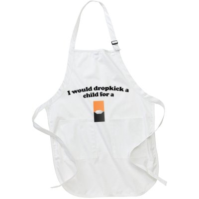 Shopillegal I Would Dropkick A Child For A Mango Juul Pod Full-Length Apron With Pockets