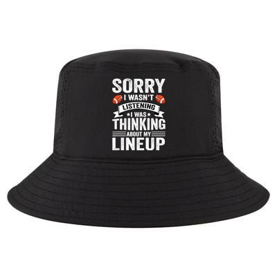 Sorry I Wasn't Listening Football Player Fantasy Football Cool Comfort Performance Bucket Hat