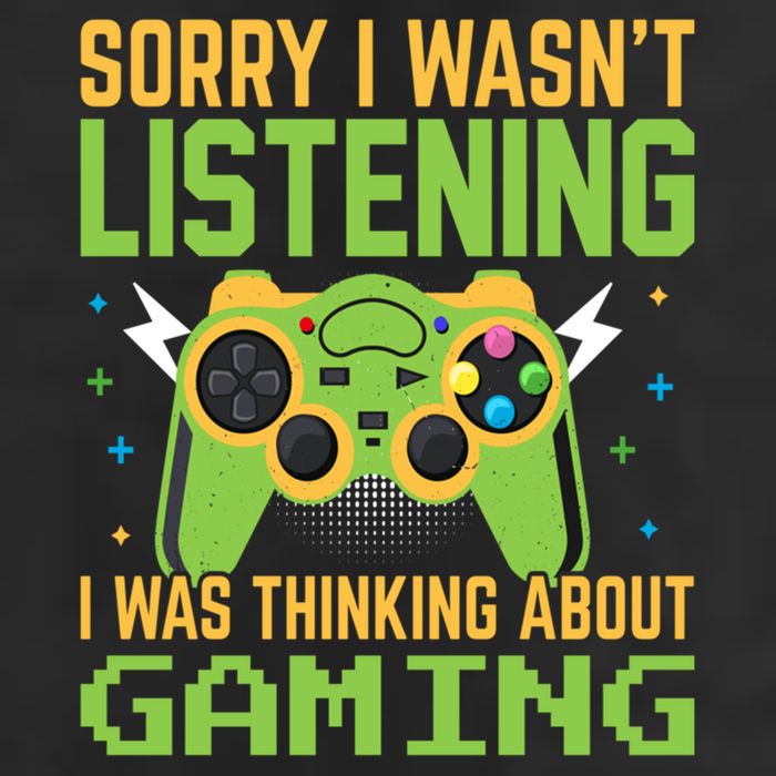 Sorry I WasnT Listening I Was Thinking A Bout Gaming Great Gift Beanie