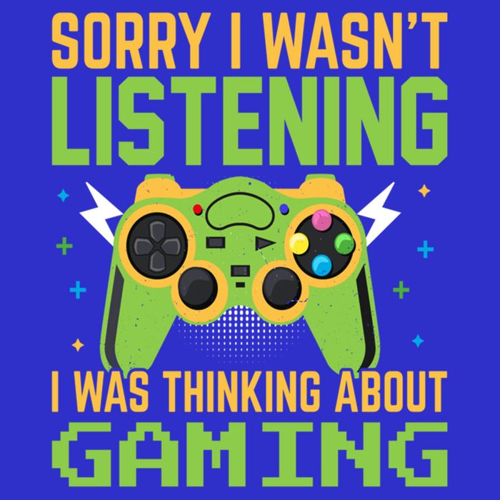 Sorry I WasnT Listening I Was Thinking A Bout Gaming Great Gift Baby Bodysuit