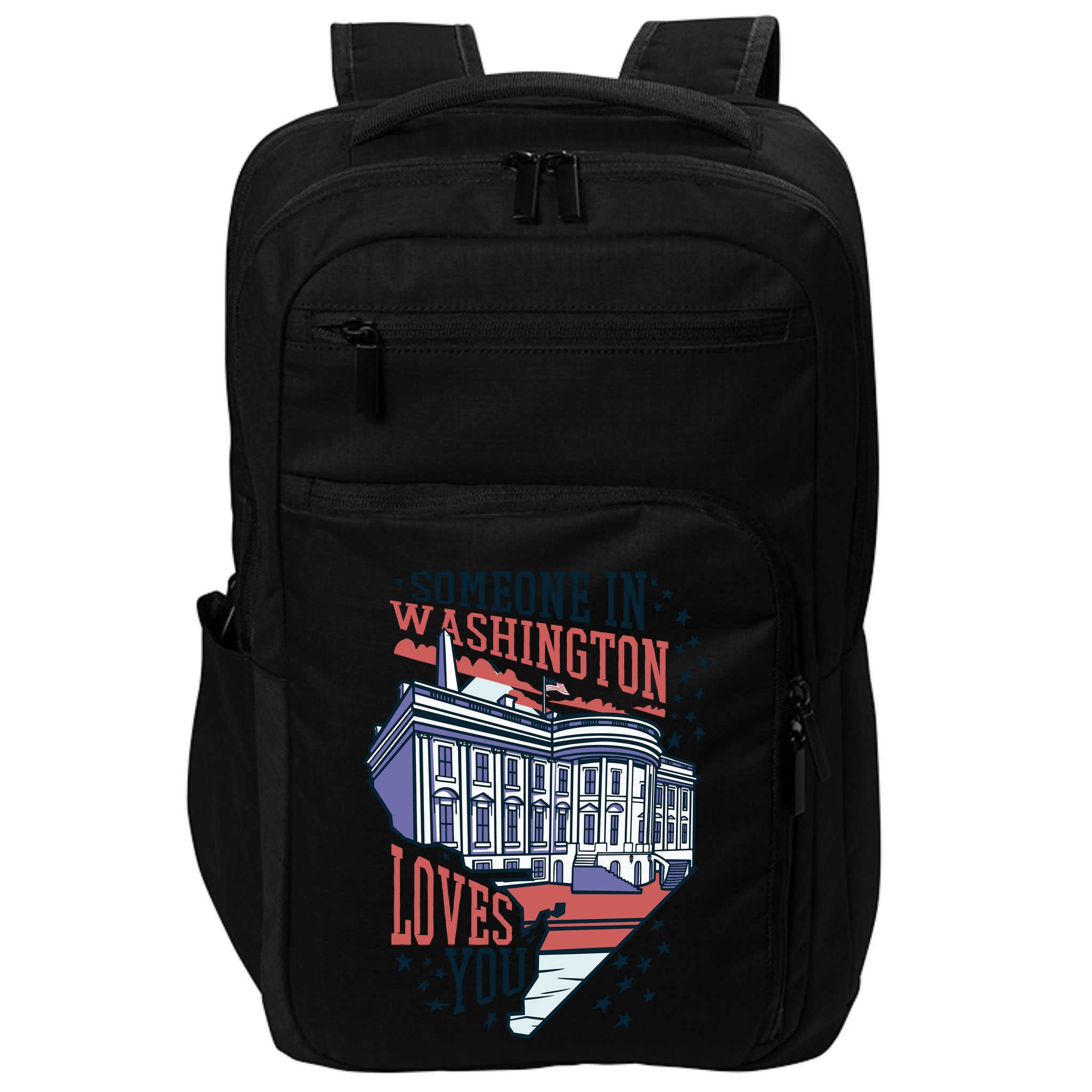 Someone In Washington Loves You Gift Impact Tech Backpack
