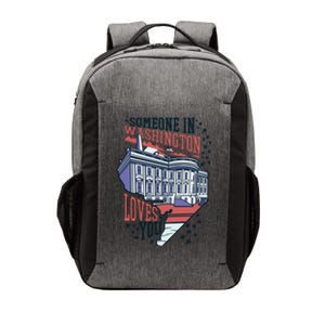 Someone In Washington Loves You Gift Vector Backpack