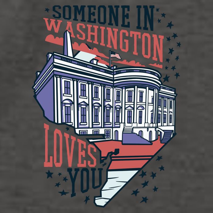 Someone In Washington Loves You Gift Vector Backpack