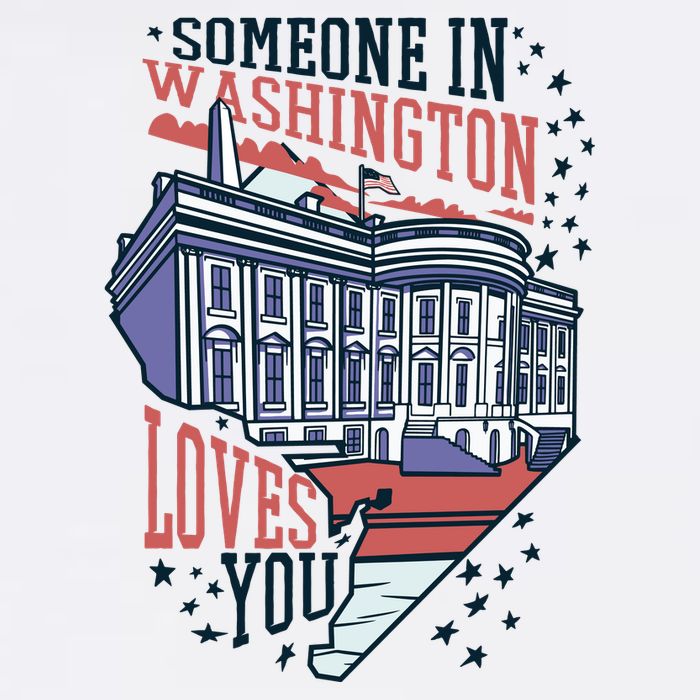 Someone In Washington Loves You Gift Cooling Performance Crew T-Shirt