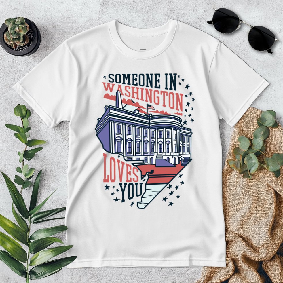 Someone In Washington Loves You Gift Premium T-Shirt