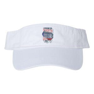 Someone In Washington Loves You Gift Valucap Bio-Washed Visor