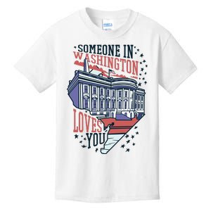 Someone In Washington Loves You Gift Kids T-Shirt