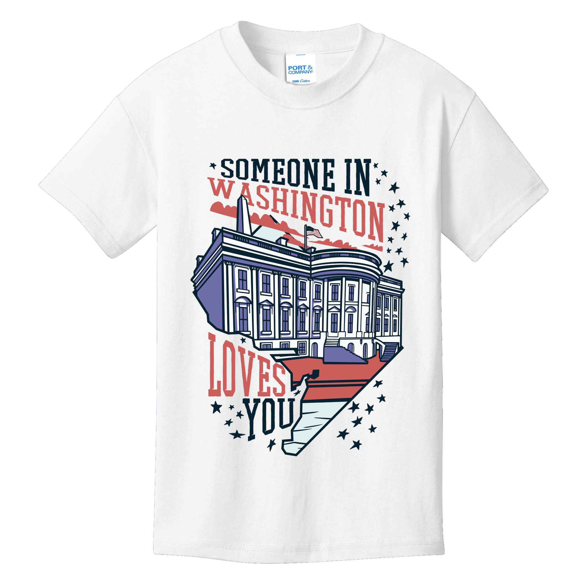 Someone In Washington Loves You Gift Kids T-Shirt