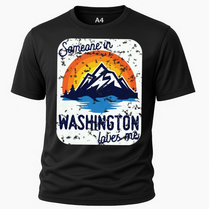 Someone In Washington Loves Me Cooling Performance Crew T-Shirt
