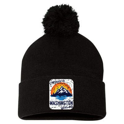 Someone In Washington Loves Me Pom Pom 12in Knit Beanie