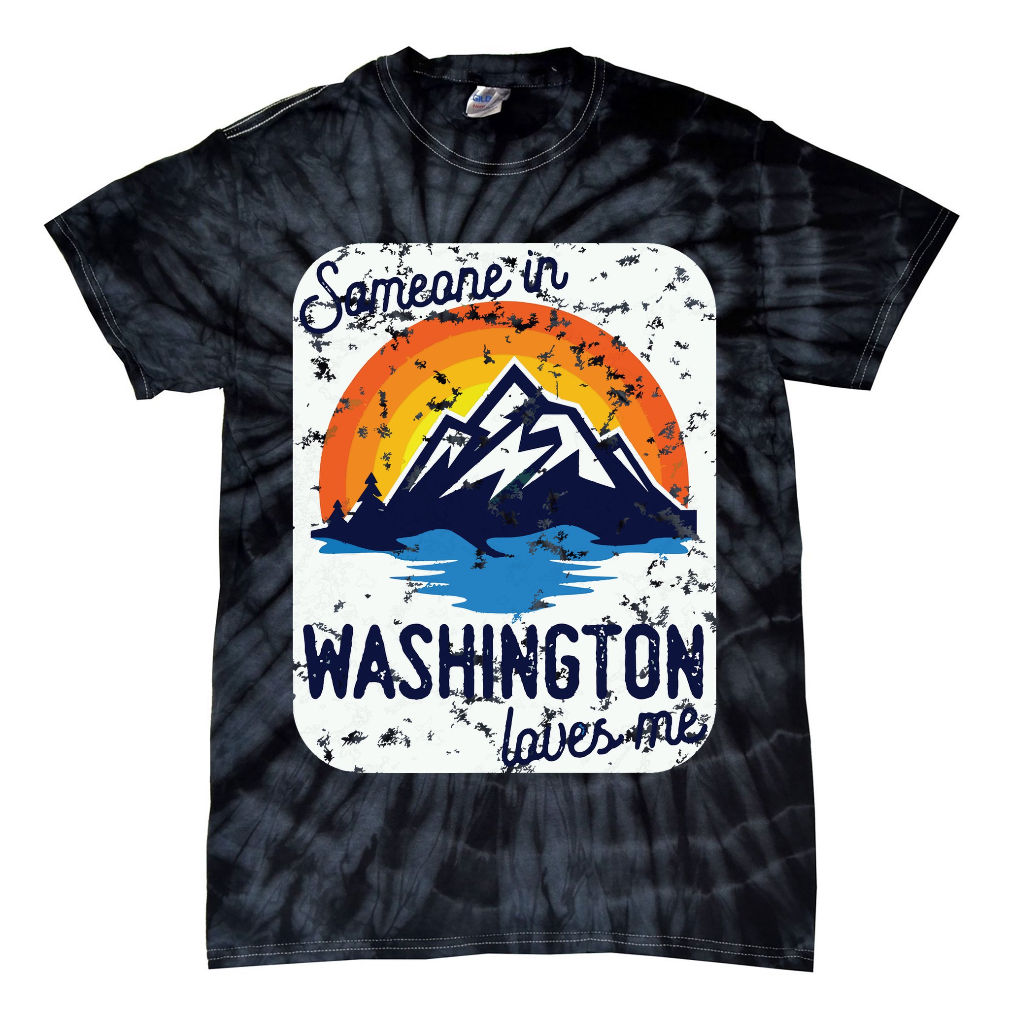 Someone In Washington Loves Me Tie-Dye T-Shirt