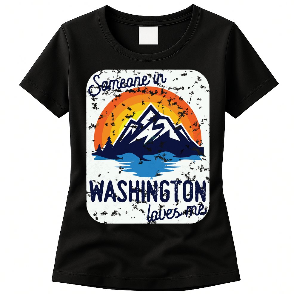 Someone In Washington Loves Me Womens T-Shirt