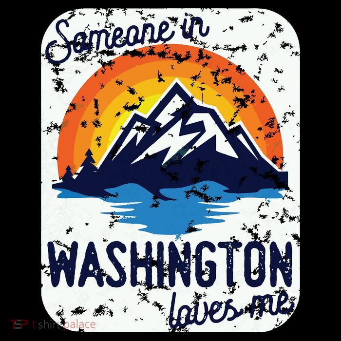 Someone In Washington Loves Me Women's V-Neck T-Shirt