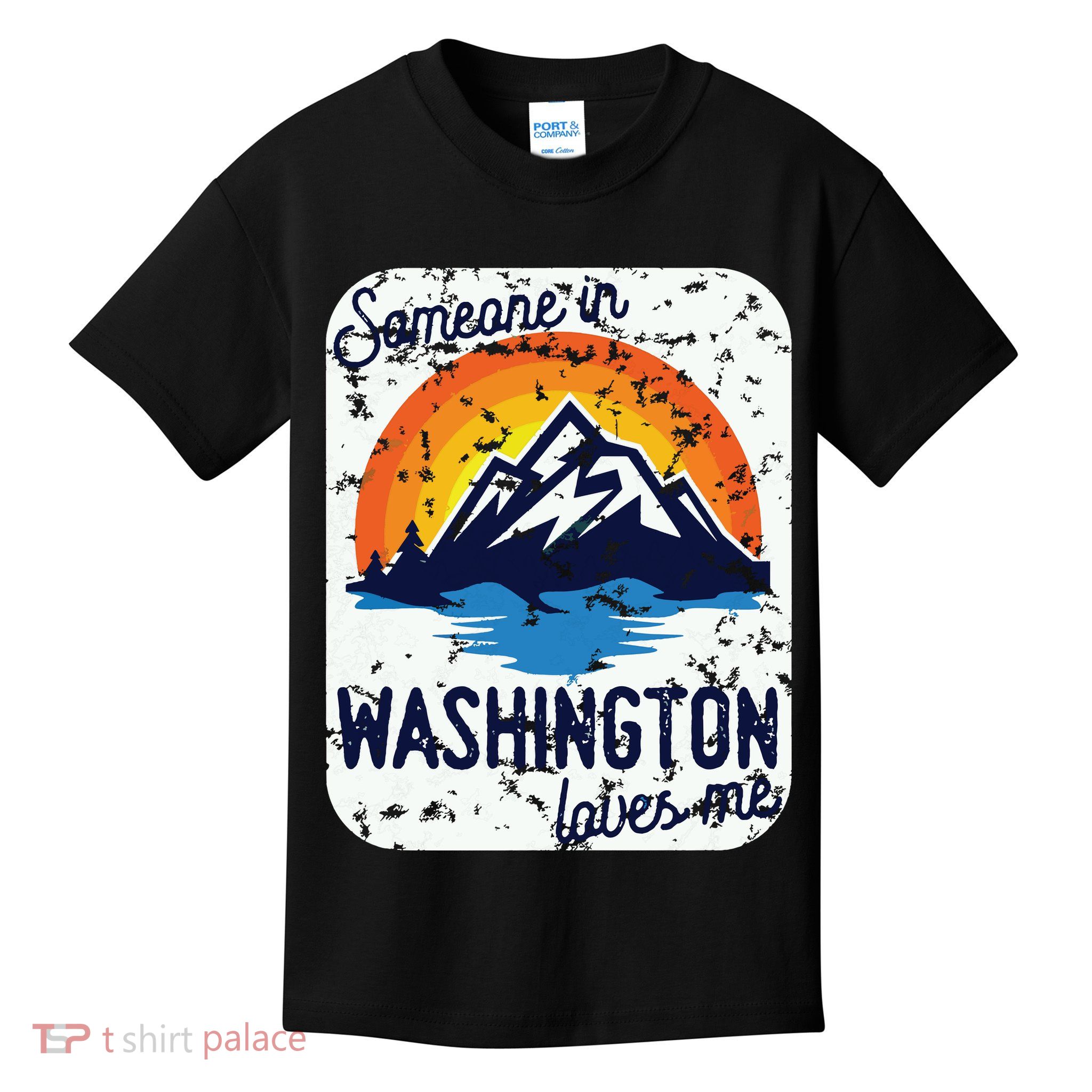 Someone In Washington Loves Me Kids T-Shirt