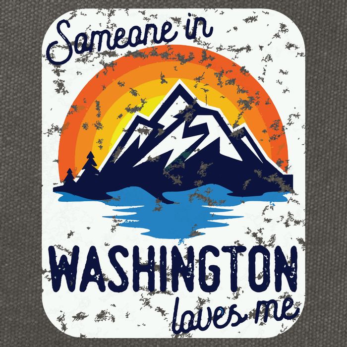 Someone In Washington Loves Me Cotton Canvas Backpack