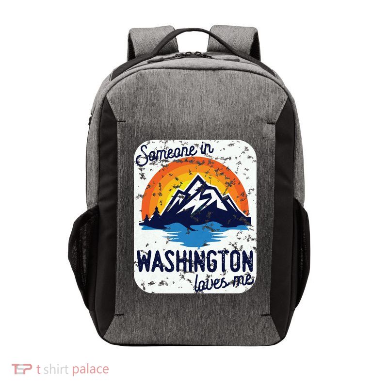 Someone In Washington Loves Me Vector Backpack