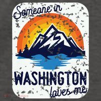 Someone In Washington Loves Me Vector Backpack