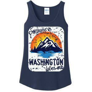 Someone In Washington Loves Me Ladies Essential Tank