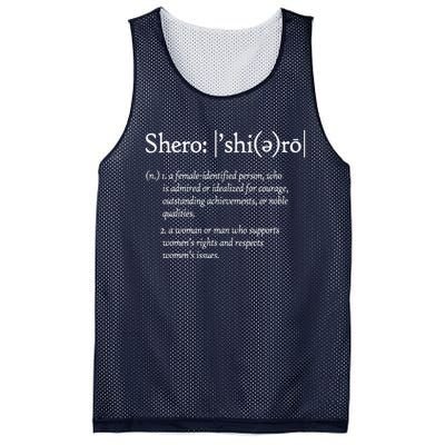 Shero International Women's Day Mesh Reversible Basketball Jersey Tank