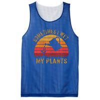 Sometimes I Wet My Plants Garden Lover Mesh Reversible Basketball Jersey Tank