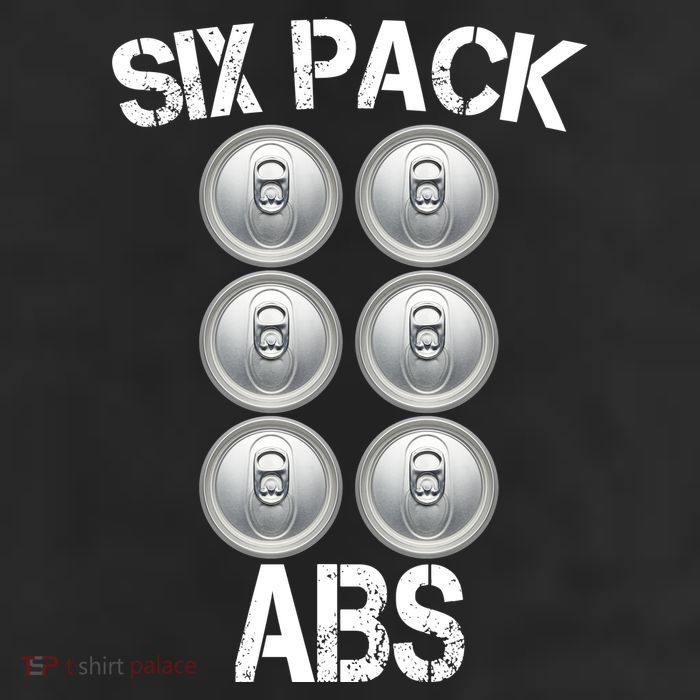 Six Abs Beer 7 Panel Mesh Trucker Snapback Hat