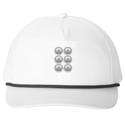 Six Abs Beer Snapback Five-Panel Rope Hat