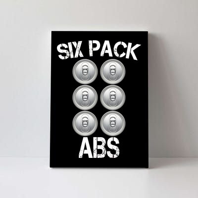 Six Abs Beer Canvas