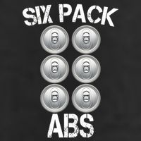 Six Abs Beer Adult Drive Performance Visor