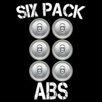 Six Abs Beer Drawstring Bag