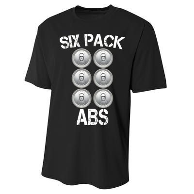 Six Abs Beer Performance Sprint T-Shirt