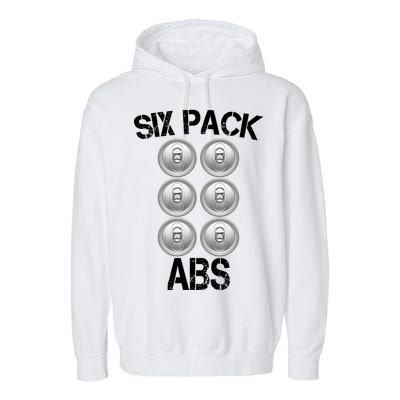 Six Abs Beer Garment-Dyed Fleece Hoodie