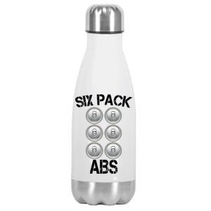 Six Abs Beer Stainless Steel Insulated Water Bottle