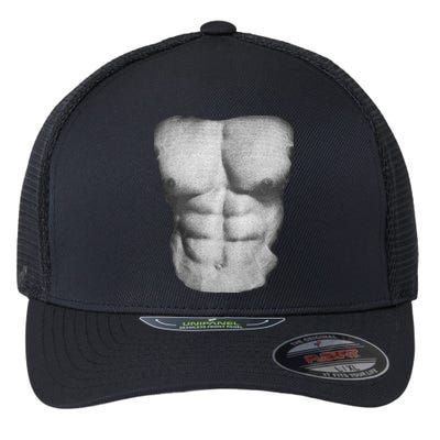 Six Pack Abs Flexfit Unipanel Trucker Cap