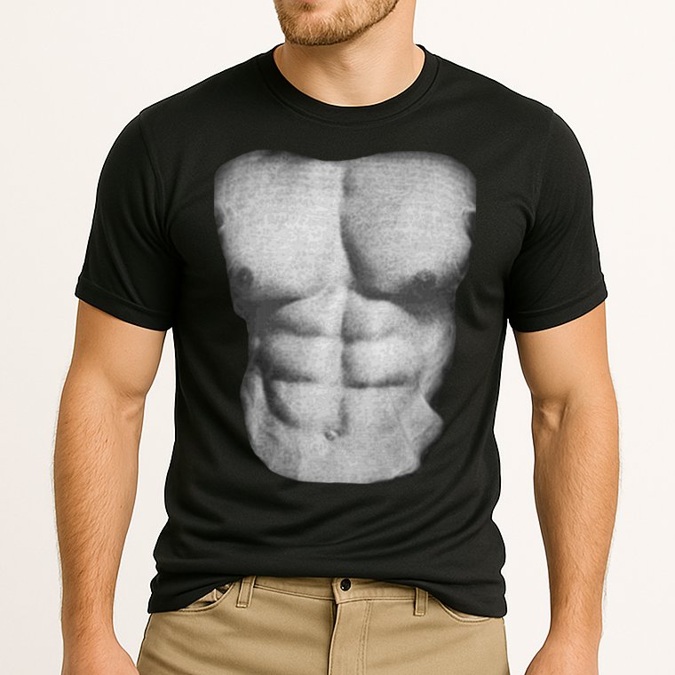 Six Pack Abs Cooling Performance Crew T-Shirt