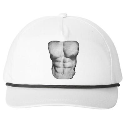 Six Pack Abs Snapback Five-Panel Rope Hat