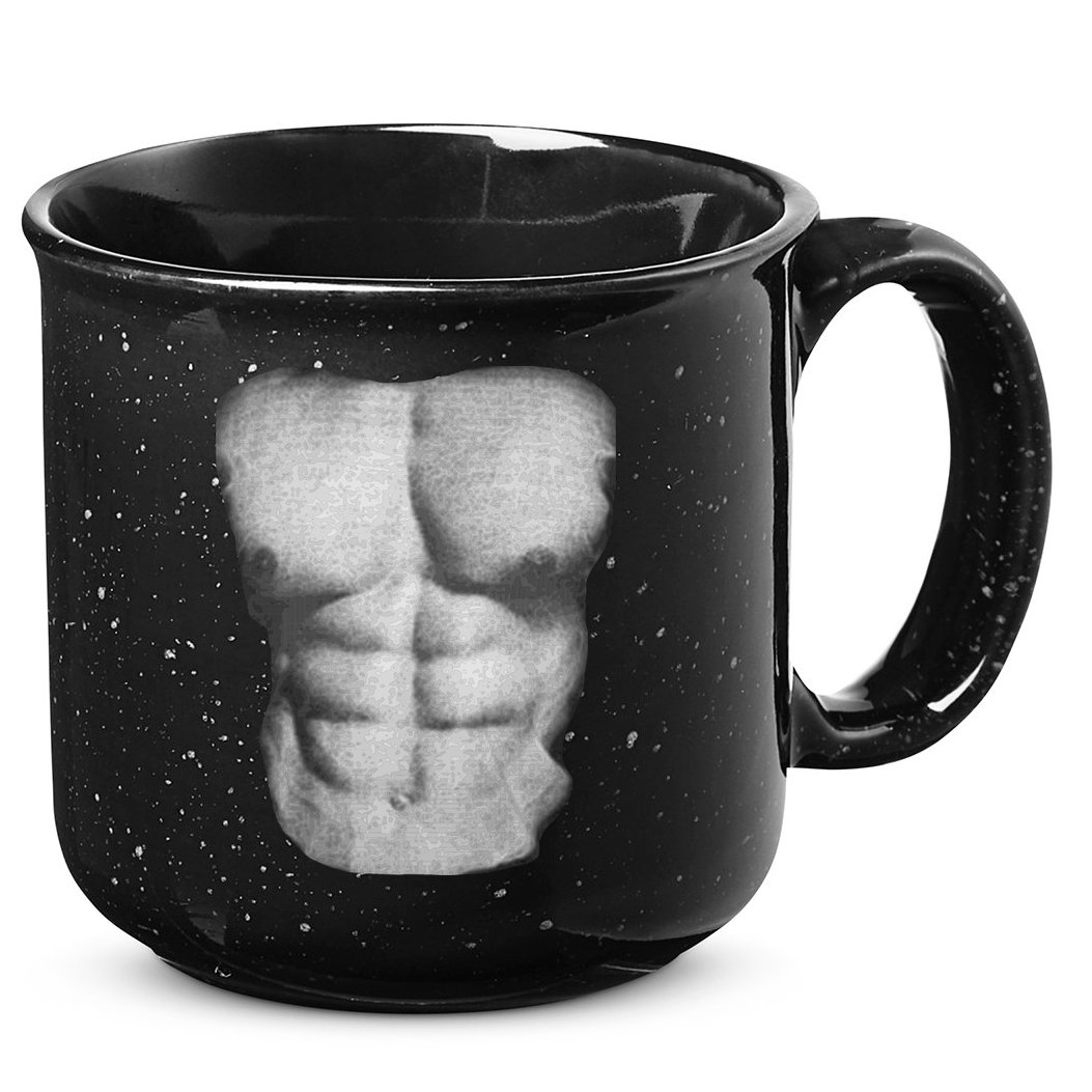 Six Pack Abs 15oz Campfire Ceramic Mug