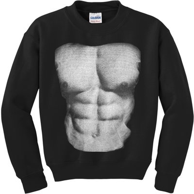 Six Pack Abs Kids Sweatshirt